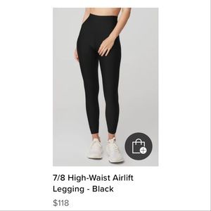 Alo Yoga 7/8 High-Waist Airlift Leggings